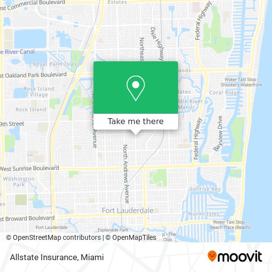 Allstate Insurance map