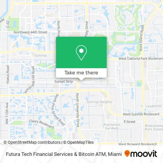 Futura Tech Financial Services & Bitcoin ATM map