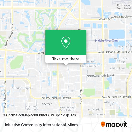 Initiative Community International map