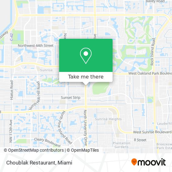 Choublak Restaurant map