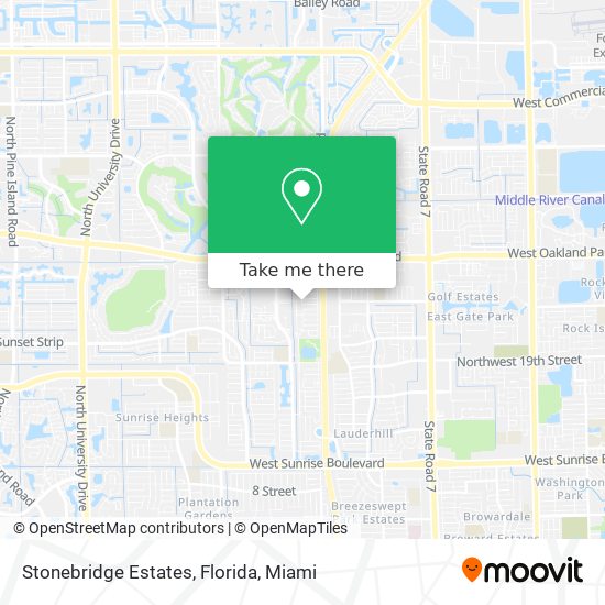 Stonebridge Estates, Florida map