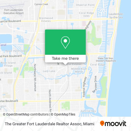 The Greater Fort Lauderdale Realtor Assoc map