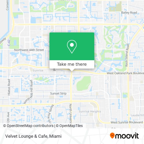 Mapa de Velvet Lounge & Cafe