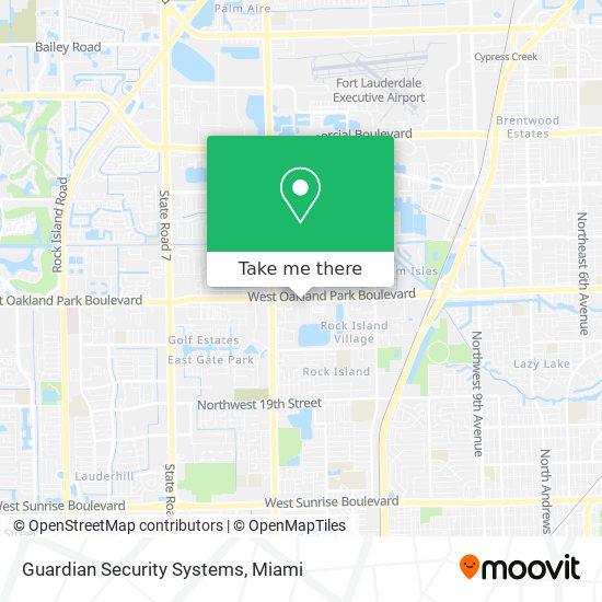 Mapa de Guardian Security Systems