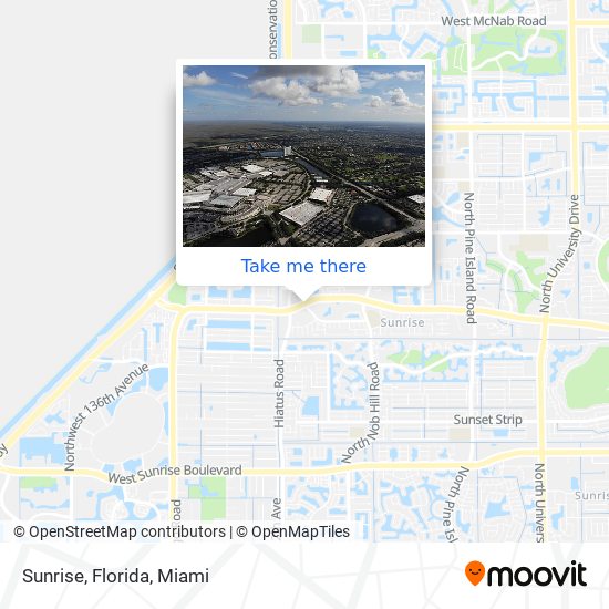 Sunrise, Florida map