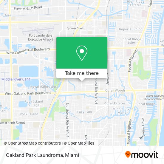 Mapa de Oakland Park Laundroma