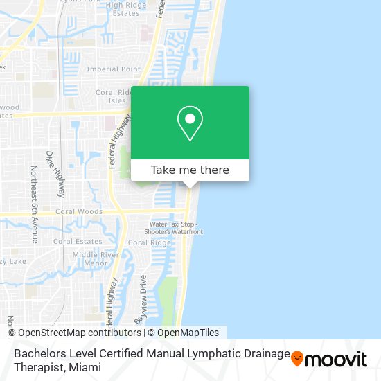 Bachelors Level Certified Manual Lymphatic Drainage Therapist map