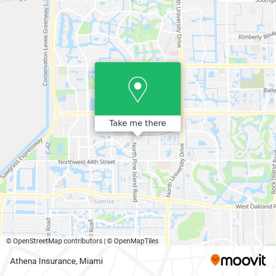 Athena Insurance map