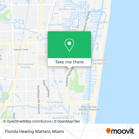 Florida Hearing Matters map