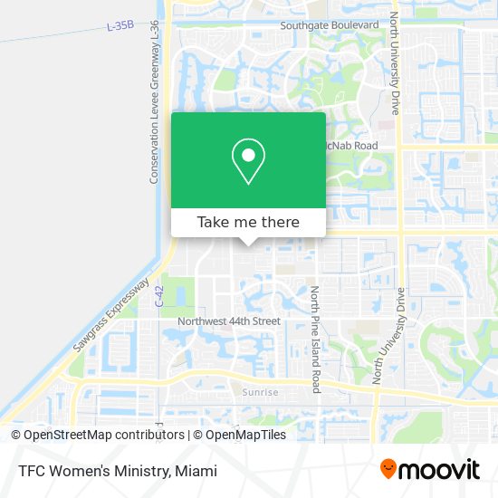 TFC Women's Ministry map