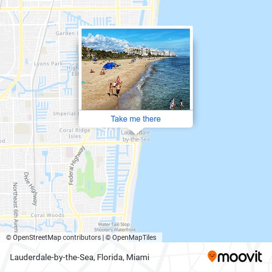 Mapa de Lauderdale-by-the-Sea, Florida