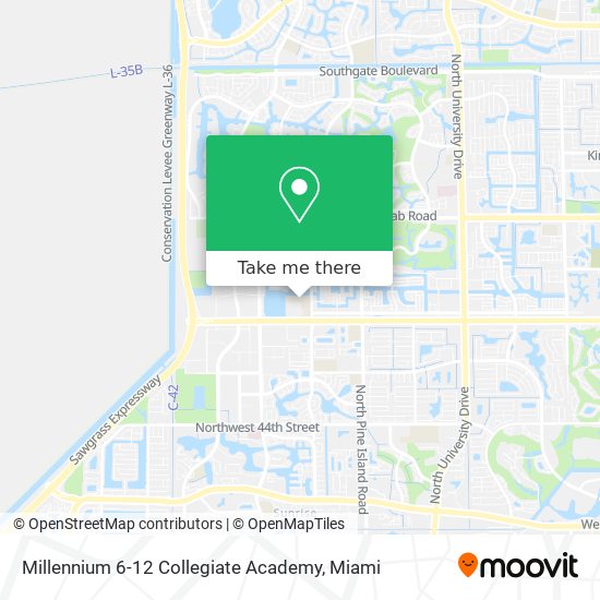 Mapa de Millennium 6-12 Collegiate Academy