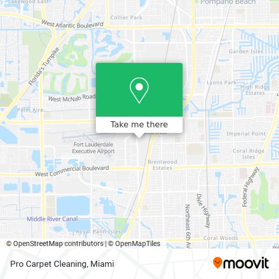 Pro Carpet Cleaning map