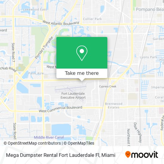 Mega Dumpster Rental Fort Lauderdale Fl map