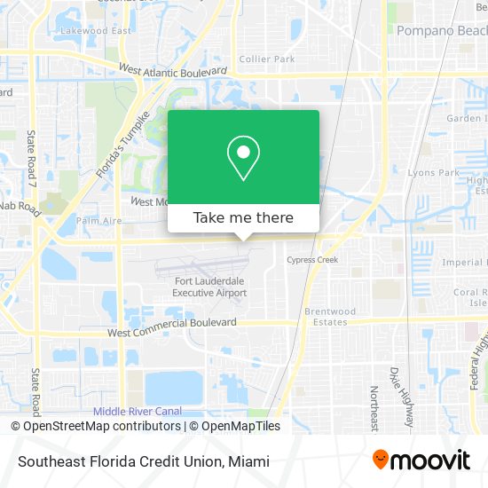 Southeast Florida Credit Union map