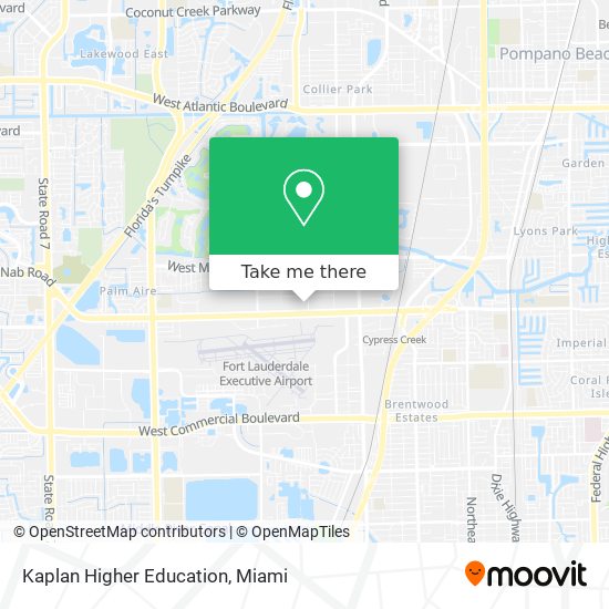 Mapa de Kaplan Higher Education