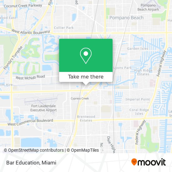 Bar Education map