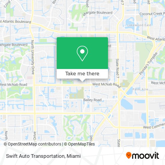 Swift Auto Transportation map