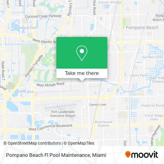 Pompano Beach Fl Pool Maintenance map