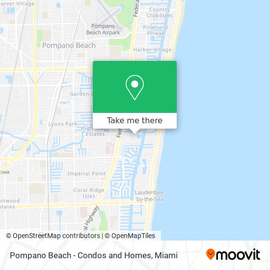 Pompano Beach - Condos and Homes map