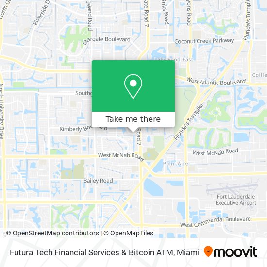 Futura Tech Financial Services & Bitcoin ATM map