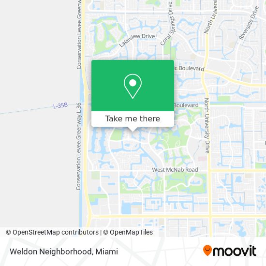 Weldon Neighborhood map