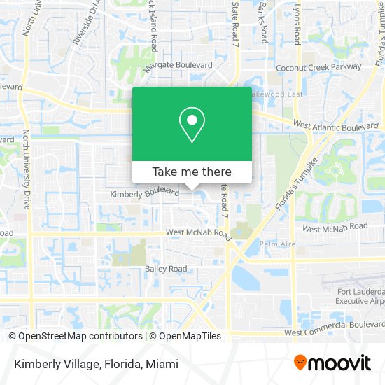 Kimberly Village, Florida map