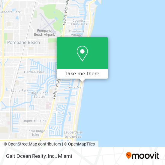 Galt Ocean Realty, Inc. map