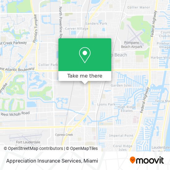 Appreciation Insurance Services map