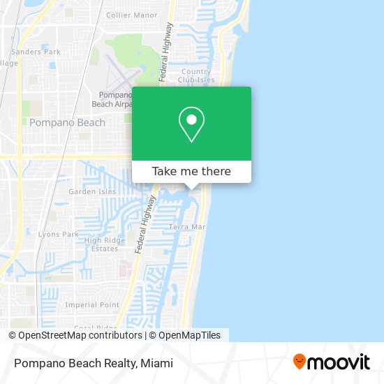 Mapa de Pompano Beach Realty