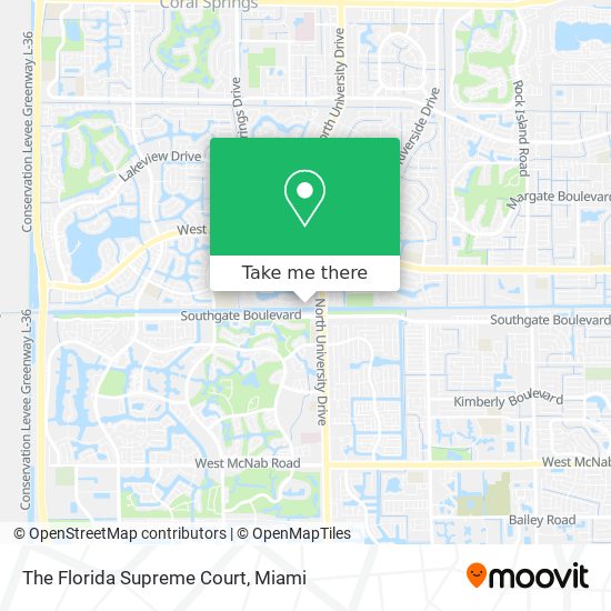 The Florida Supreme Court map