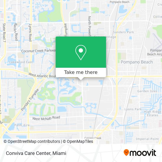 Conviva Care Center map