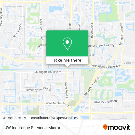 JW Insurance Services map