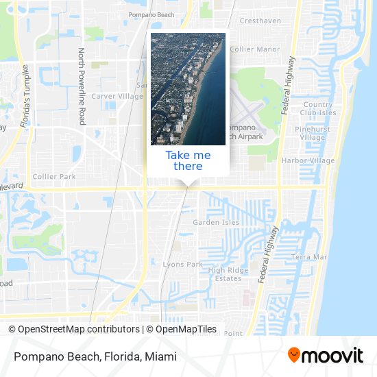 Pompano Beach, Florida map