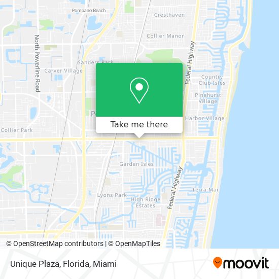 Unique Plaza, Florida map