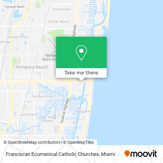 Franciscan Ecumenical Catholic Churches map