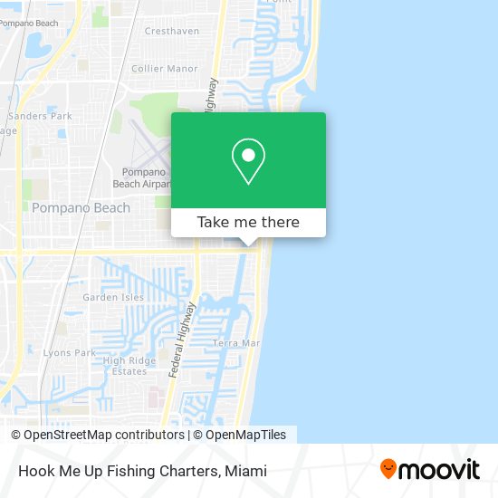 Hook Me Up Fishing Charters map