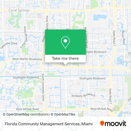 Florida Community Management Services map