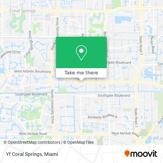 Yf Coral Springs map