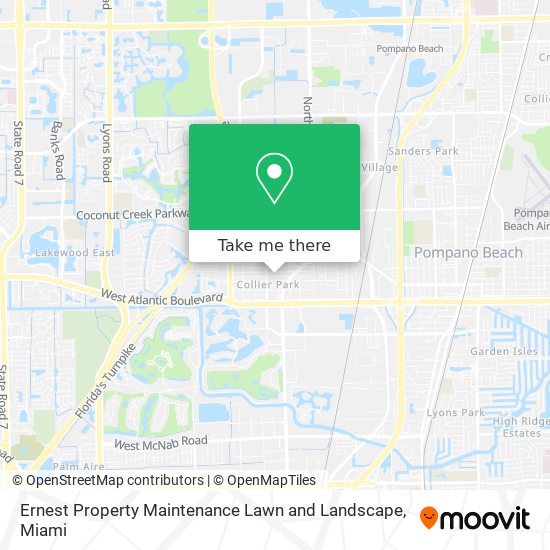 Ernest Property Maintenance Lawn and Landscape map