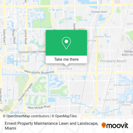 Ernest Property Maintenance Lawn and Landscape map