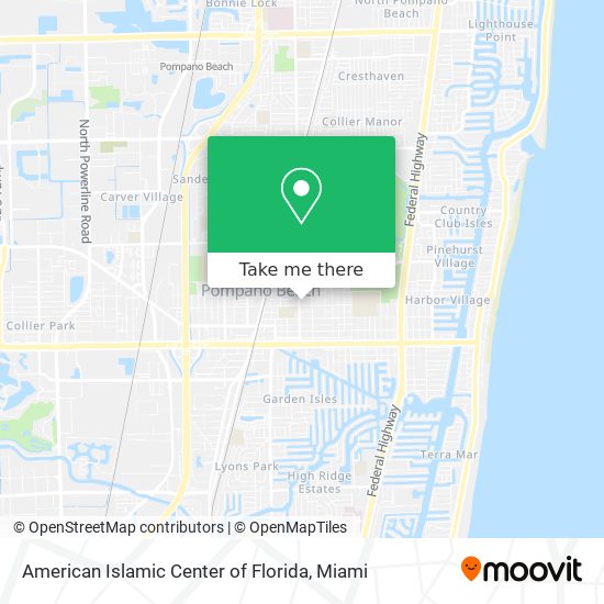 American Islamic Center of Florida map