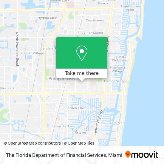 Mapa de The Florida Department of Financial Services