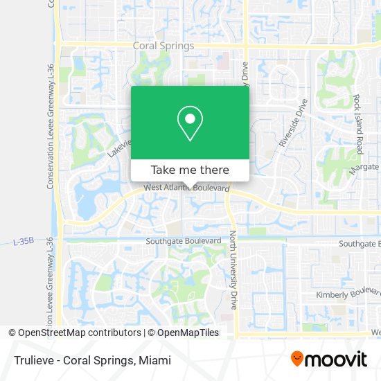 Mapa de Trulieve - Coral Springs