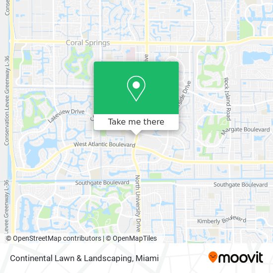 Continental Lawn & Landscaping map