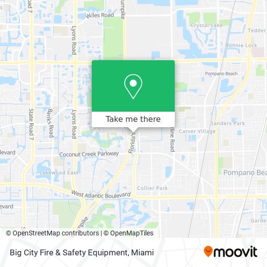 Big City Fire & Safety Equipment map