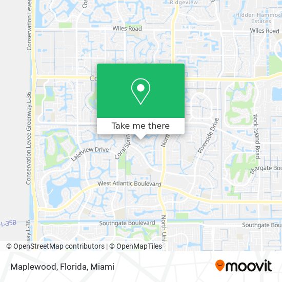 Maplewood, Florida map