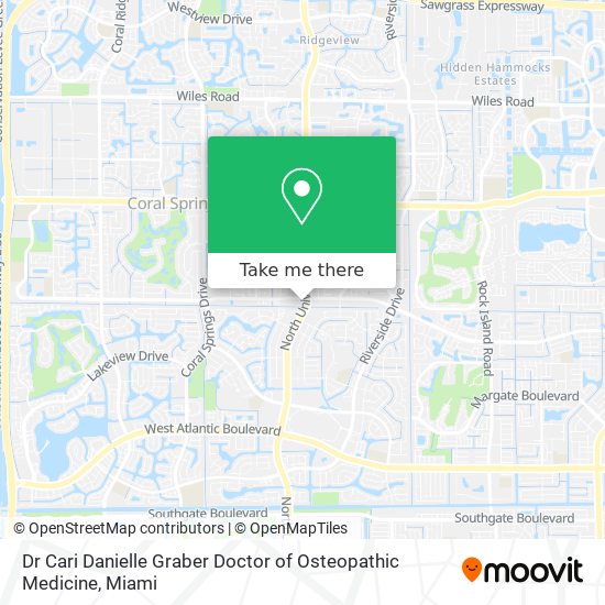 Dr Cari Danielle Graber Doctor of Osteopathic Medicine map
