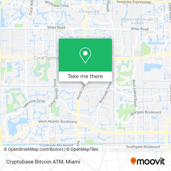 Cryptobase Bitcoin ATM map