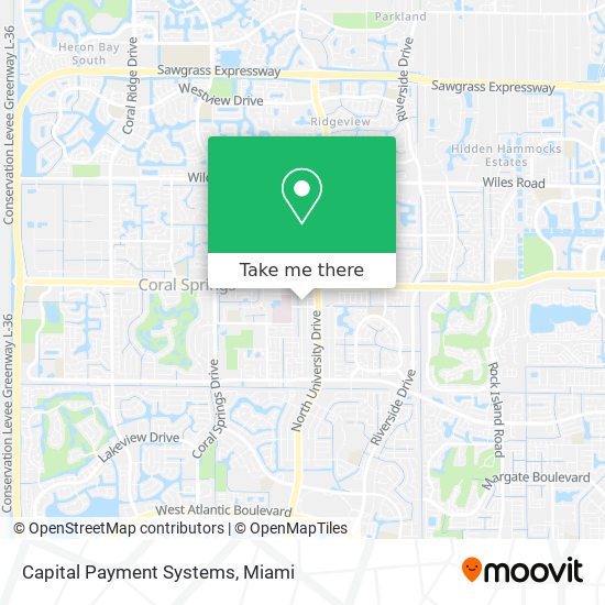 Capital Payment Systems map